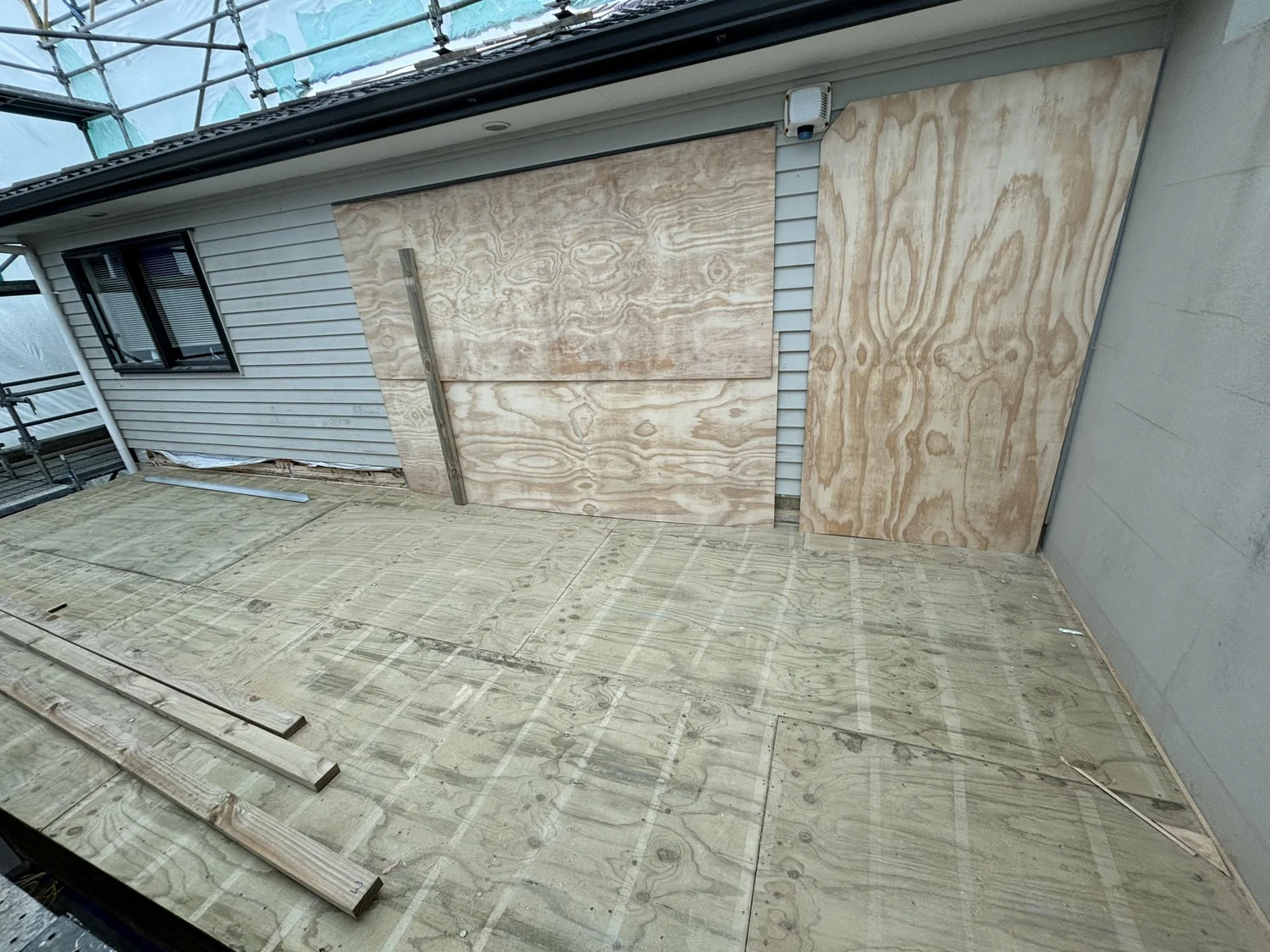 Home renovation in progress by Tui Builders Auckland